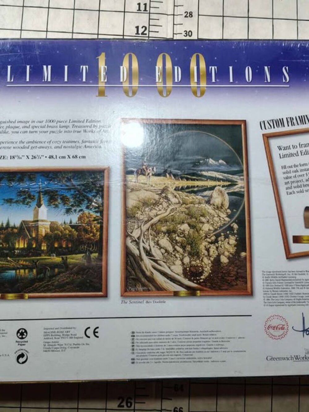 Unopened 2001 RoseArt 1000 Piece Limited Edition Puzzle Café Prego By Cao Yong - Picture 2 of 4
